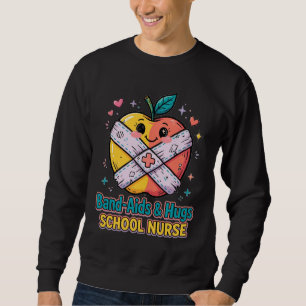 Pflaster und Umarmungen Schulkrankenschwester Swea Sweatshirt
