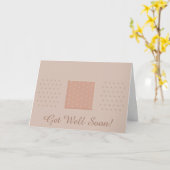 Pflaster werden bald gut karte (Gelbe Blume)