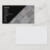 Pflasterblöcke Visitenkarte (Vorne/Hinten)