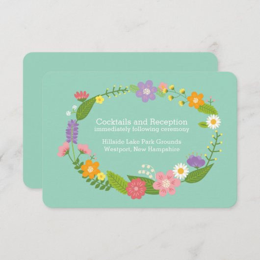 Pflasterflinte Einlage in die hölzerne Blumenzange Begleitkarte (Vorne/Hinten)