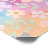 Pflastergarten Poster (Ecke)