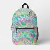 Pflasterpackung Bedruckter Rucksack (Vorderseite)