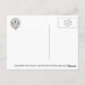 Pflasterpostkarte Postkarte (Rückseite)