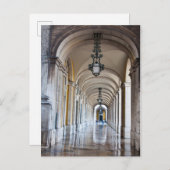 Pflastersteinbahn, Portugal Postkarte (Vorne/Hinten)