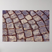 Pflastersteine Poster (Vorne)