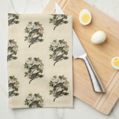 Pflastertaube - Audubons Vögel von Amerika Geschirrtuch (Viertel Falte)