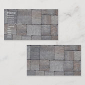 Pflasterung der Blöcke Visitenkarte (Vorne/Hinten)