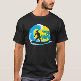Pflasterung des Welle geschürten Surfers 1 T-Shirt