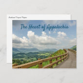 Pflasterweg mit Holzbahnen Postkarte (Vorne/Hinten)