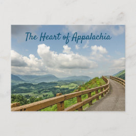 Pflasterweg mit Holzbahnen Postkarte