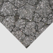 Pflasterzement aus schwarzem Asphalt Seidenpapier (Ausschnitt)