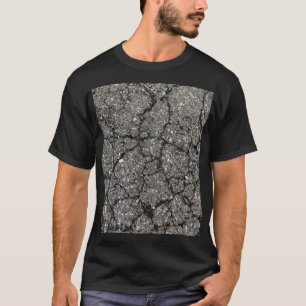 Pflasterzement aus schwarzem Asphalt T-Shirt