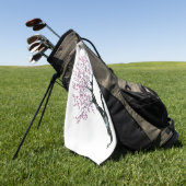 Pflaume Baum Golfhandtuch (Gras)