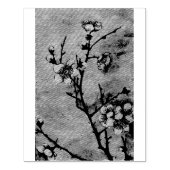 Pflaume Blossom Gummi Briefmarke Gummistempel (Prägung)