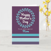 Pflaume Botanische Mutter Karte (Gelbe Blume)