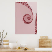 Pflaume Einfaches Spiralposter Poster (Küche)