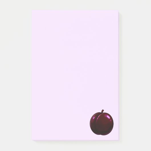 Pflaume - Fruchtsammlung - Post-it Klebezettel (Vorderseite)