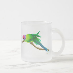 Pflaume ging Parakeet-Tasse voran Mattglastasse