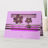 Pflaume Lila Karte (Rückseite)