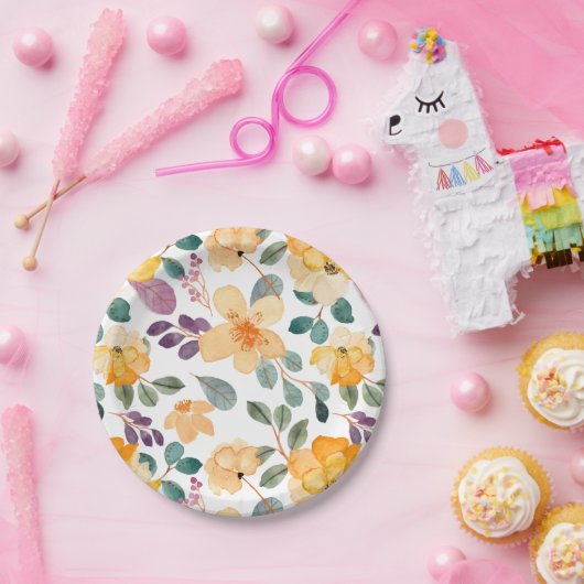 Pflaume Lila Pappteller (Party)