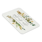 Pflaume, lila, pink, bordeauxrot + blumengezapfte  magnet (Rechte Seite)