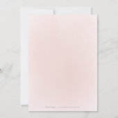 Pflaume lila & staubige rosa boho florale 30. Gebu Einladung (Rückseite)