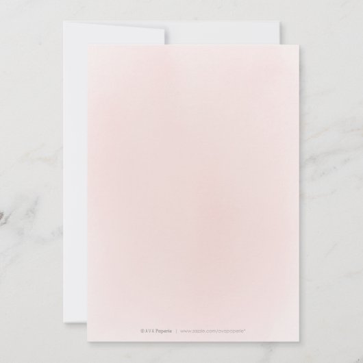 Pflaume lila & staubige rosa boho florale 70. Gebu Einladung (Rückseite)