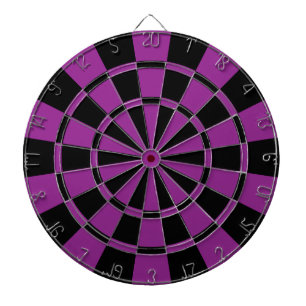 Pflaume lila und schwarz dartscheibe