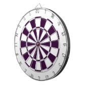 Pflaume lila und weiß dartscheibe (Vorderseite rechts)