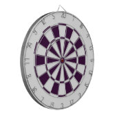 Pflaume lila und weiß dartscheibe (Vorderseite Links)