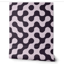 Pflaume Mid Century Modern geometrische Punkte