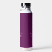 Pflaume monogrammiert trinkflasche (Rechts)