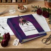 Pflaume Noir Dunkle Gotik Geschenkpapier
