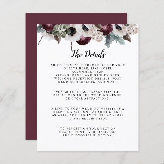 Pflaume Sage Elfenbeinrosa Blumenzwiebeln Details (Vorne/Hinten)