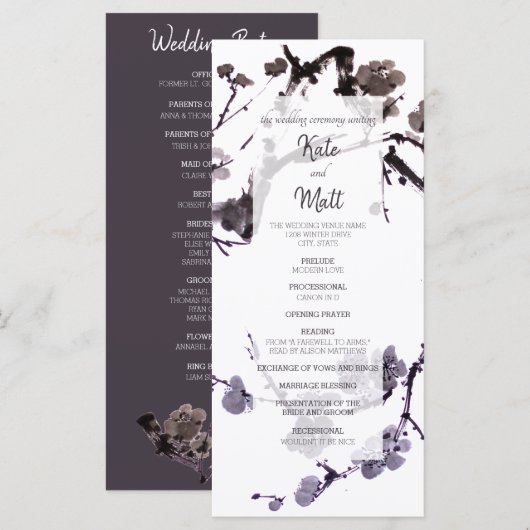 Pflaume sumie (Vorne/Hinten)