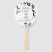 Pflaume sumie fächer (Rückseite)