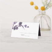 Pflaume sumie platzkarte (Vorderseite)