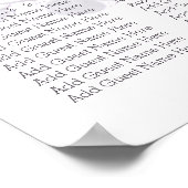 Pflaume sumie poster (Ecke)