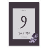 Pflaume sumie tischnummer (Vorderseite)