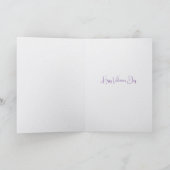 Pflaume Süße Valentinstage Karte (Innenseite)