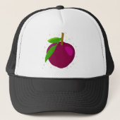 Pflaume Truckerkappe (Vorderseite)