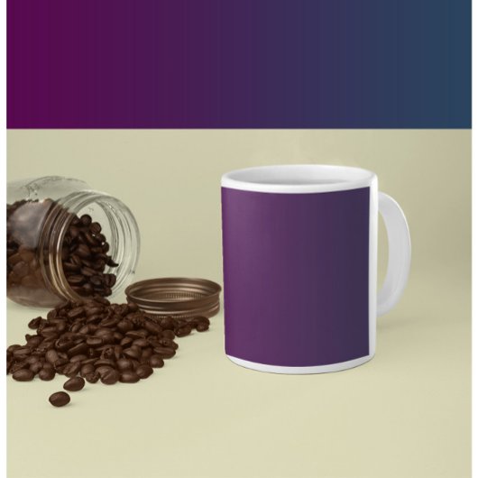Pflaume Twilight - Elegante Pflaumenblauer Tasse
