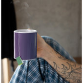 Pflaume Twilight - Elegante Pflaumenblauer Tasse