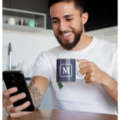 Pflaume Twilight - Monogram Gradient Coffee Tasse