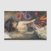 Pflaume und Perl-Rose Seidenpapier (Vorderseite)