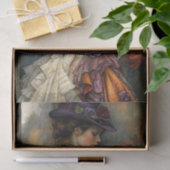 Pflaume und Perl-Rose Seidenpapier (Geschenk)