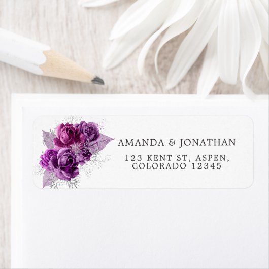 Pflaume und Silberfarben (Insitu)