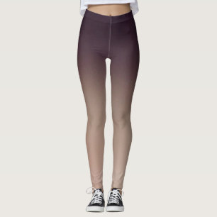 Pflaume und Taupe Leggings