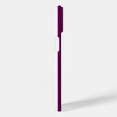 Pflaume und weiße Streifen Case-Mate iPhone Hülle (Rückseite / Rechts)