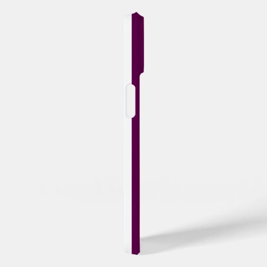 Pflaume und weiße Streifen Case-Mate iPhone Hülle (Rückseite / Rechts)